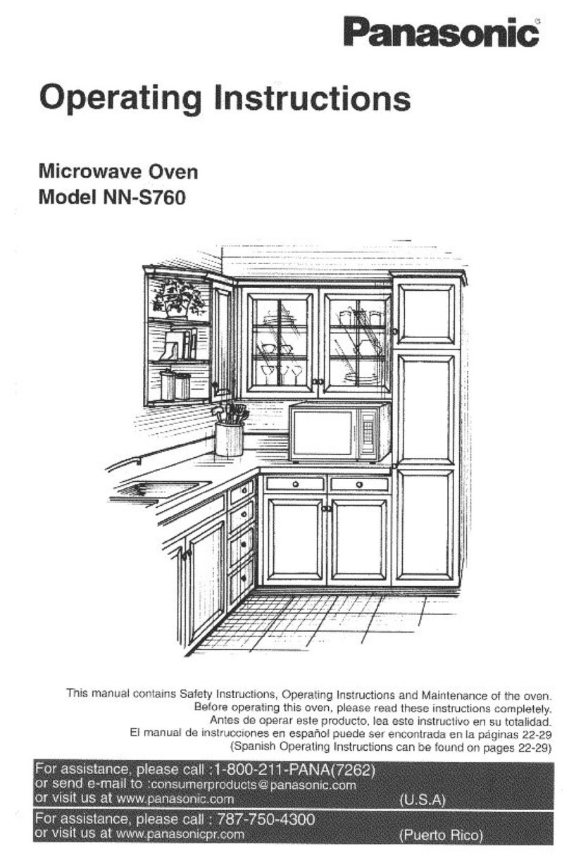 Panasonic INVERTER NN-S760 User manual
