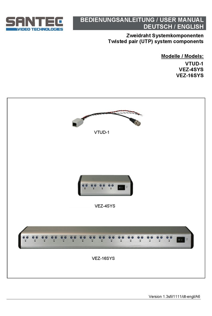Santec VTUD-1 user manual
