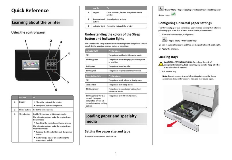 Lexmark MS911 User manual Lexmark MS911 User manual