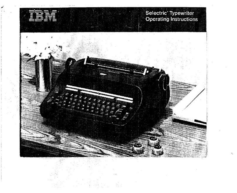 IBM Selectric User manual IBM Selectric User manual
