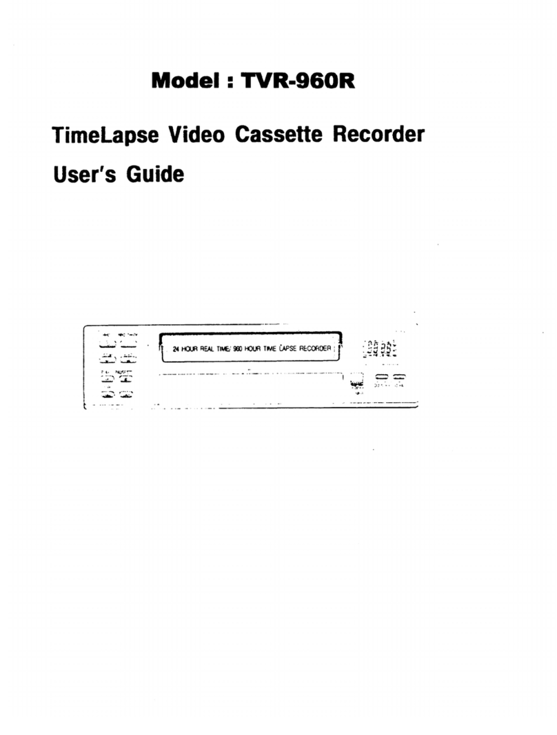 Ikegami TIMElAPSE TVR-960R user guide