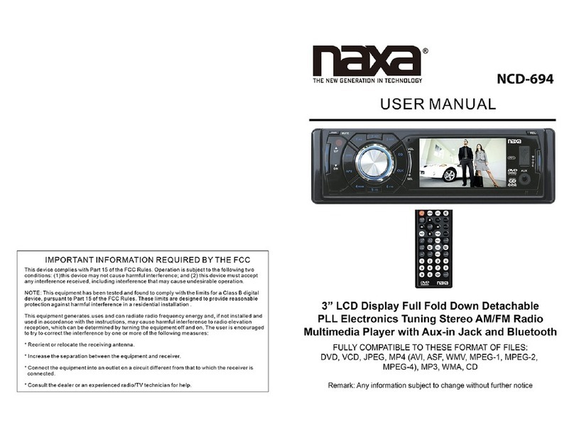 Naxa NCD-694 user manual