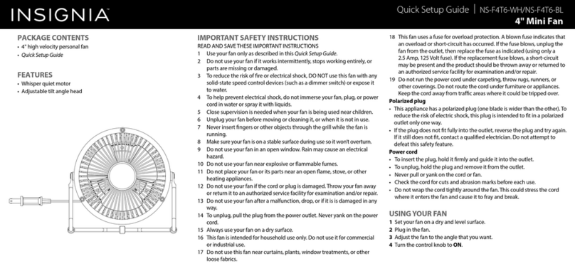 Insignia NS-F4T6-WH User manual