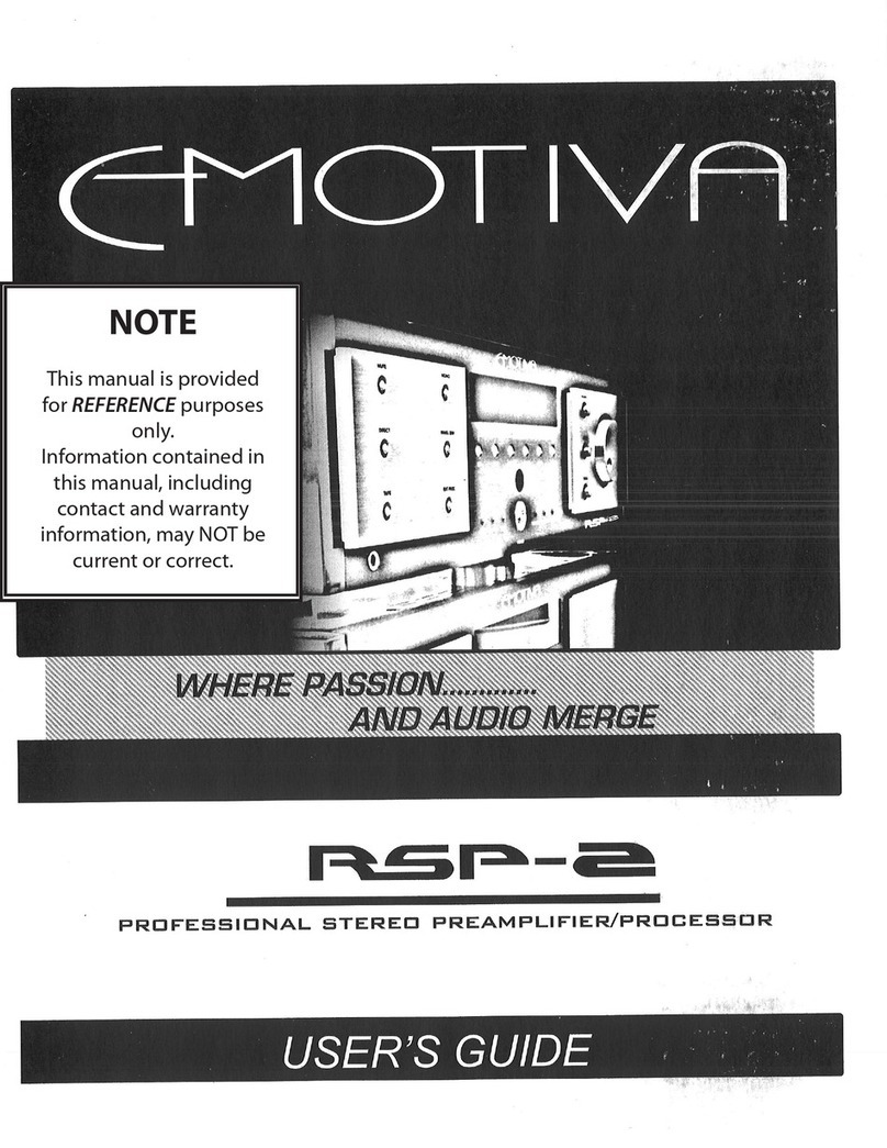 Emotiva RSP-2 user guide