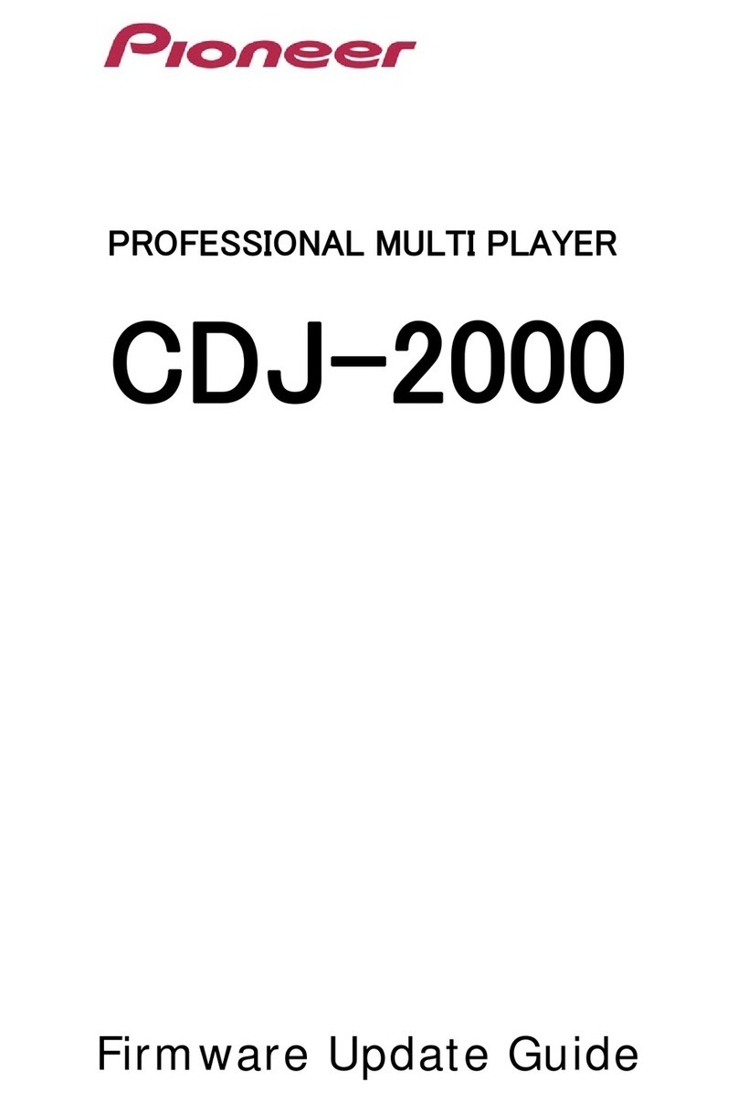 Pioneer CDJ-2000 Mounting instructions