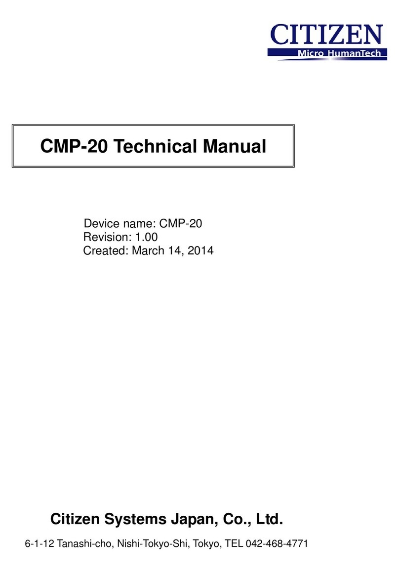 Citizen CMP-20 Technical manual