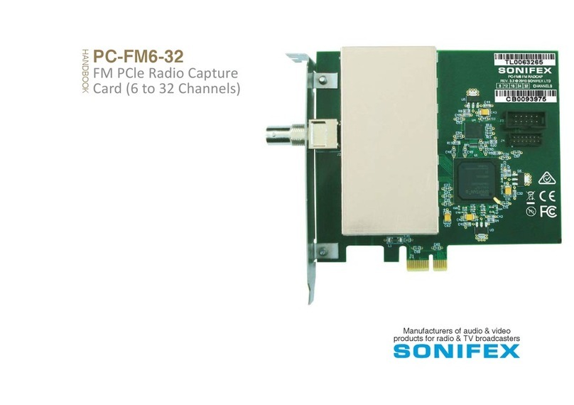 Sonifex PC-FM6-32 Handbook
