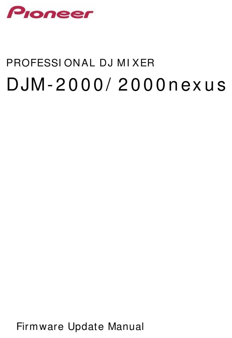 Pioneer DJM-2000 Firmware update manual