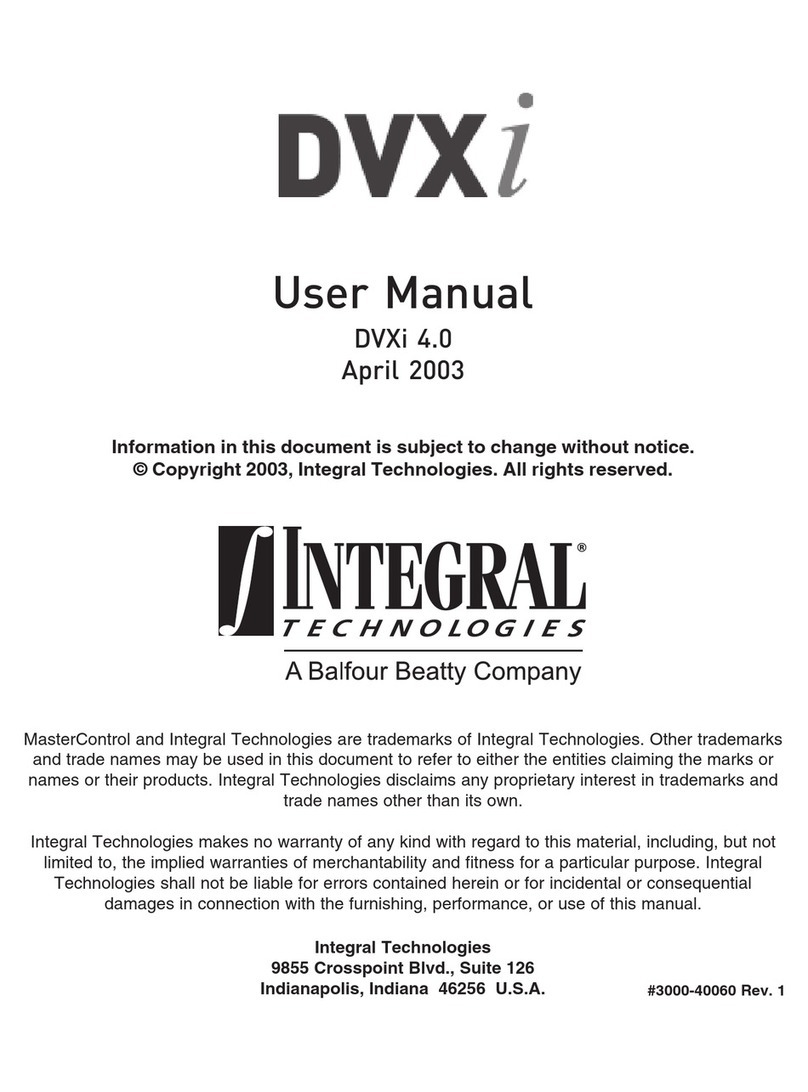 Integral DVXi TS4 user manual