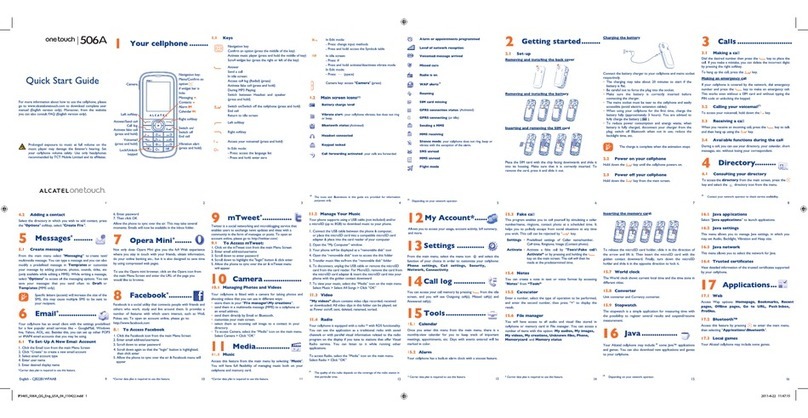 Alcatel One Touch 506A User manual