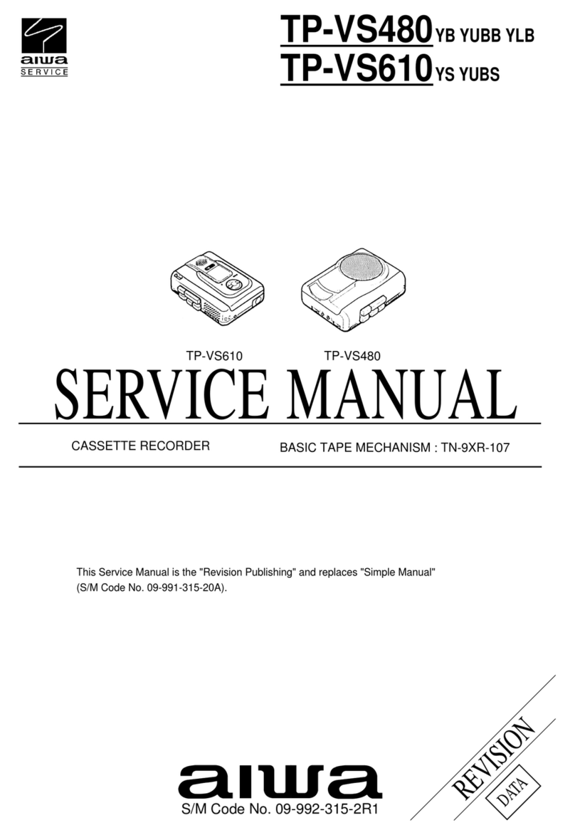 Aiwa TP-VS480 User manual