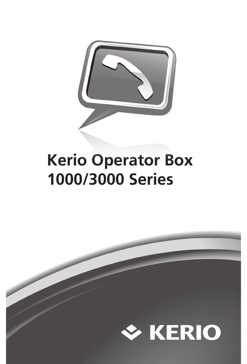 Kerio Tech Operator Box 3000 series Quick installation guide
