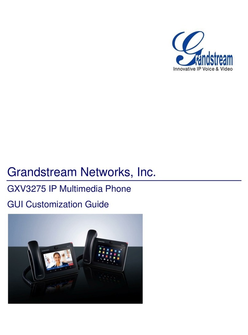 Grandstream Networks GXV3275 User manual