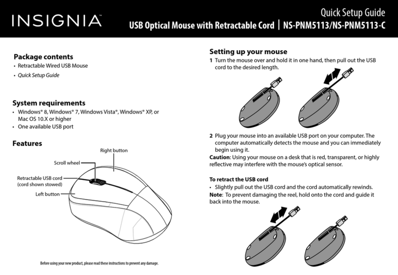 Insignia NS-PNM5113 User manual Insignia NS-PNM5113 User manual
