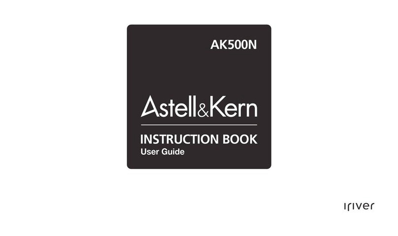 Astell & Kern AK500N Instruction book