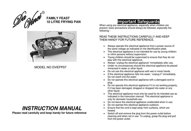 DaVinci DVEFP07 instruction manual