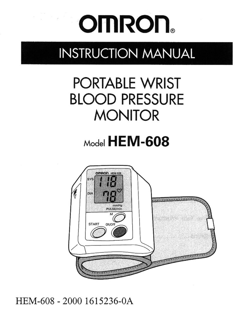 Omron HEM-608 User manual