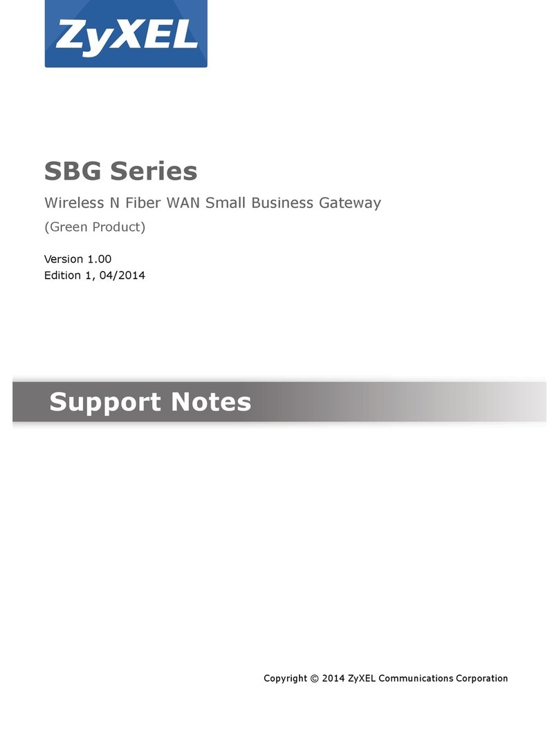 ZyXEL Communications SBG Series Manual ZyXEL Communications SBG Series Manual