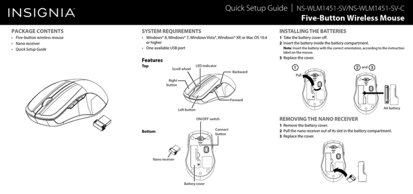 Insignia NS-WLM1451-SV Quick setup guide