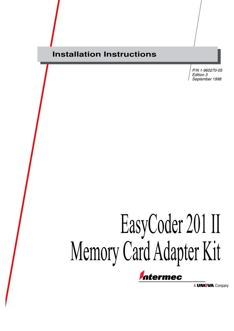 Intermec EasyCoder 201II User manual Intermec EasyCoder 201II User manual