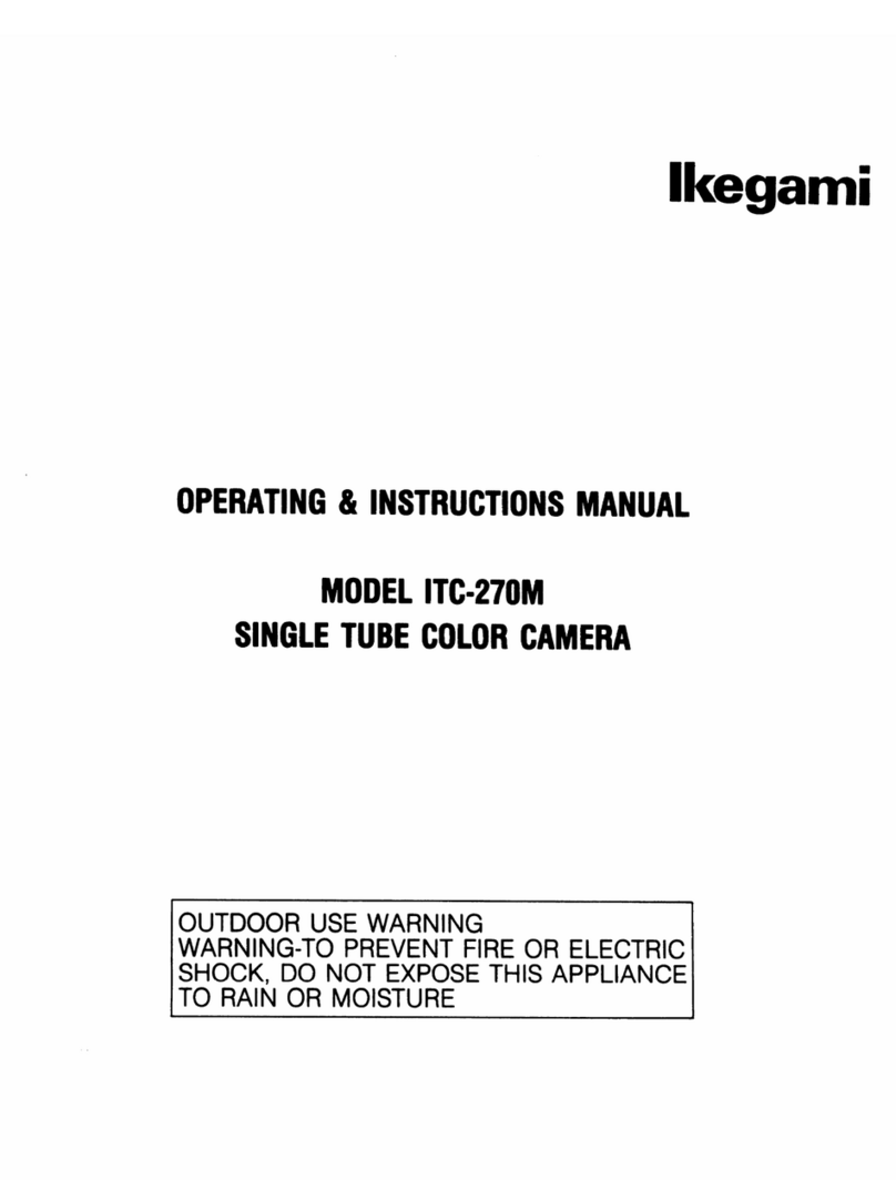 Ikegami ITC-270M Instruction Manual