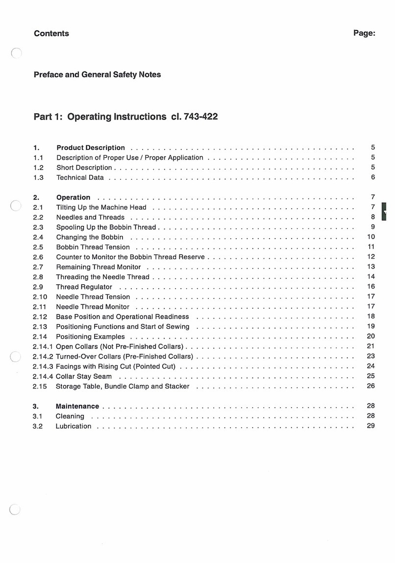 DURKOPP ADLER 743-422 User manual