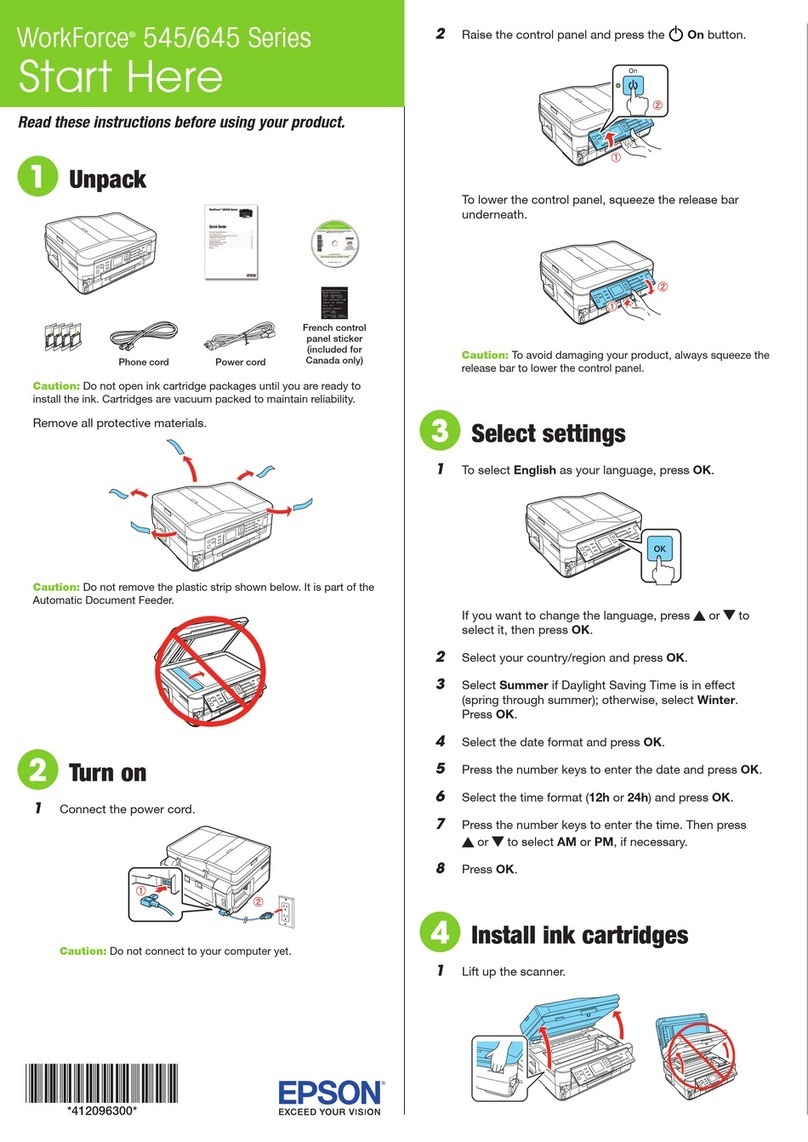 Epson WorkForce 545 Series Instruction Manual
