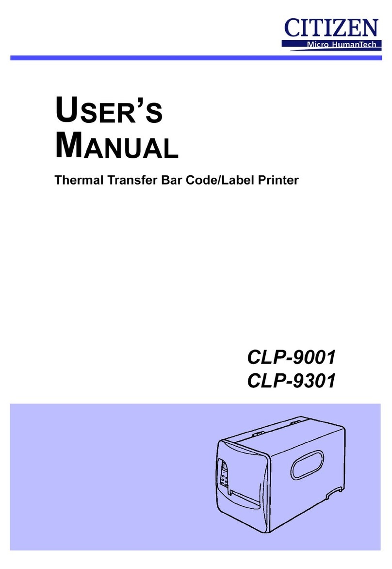 Citizen CLP-9001 User manual