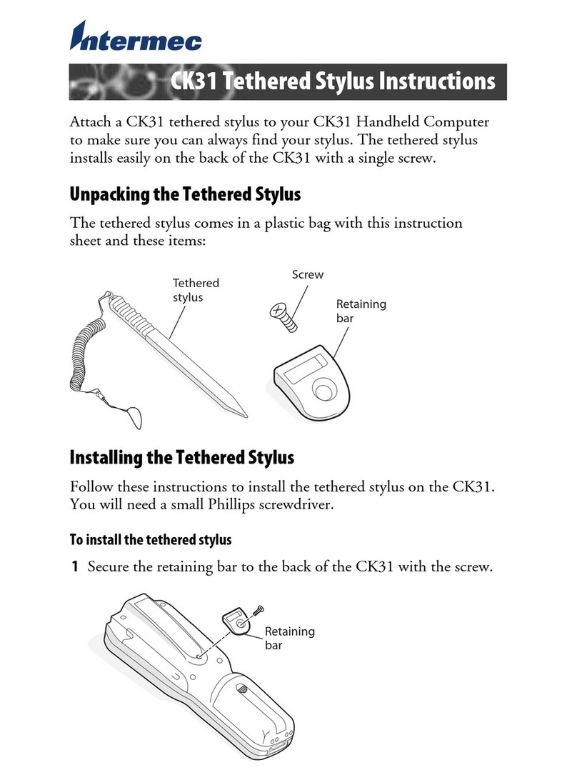 Intermec Oracle-Ready CK31 instructions