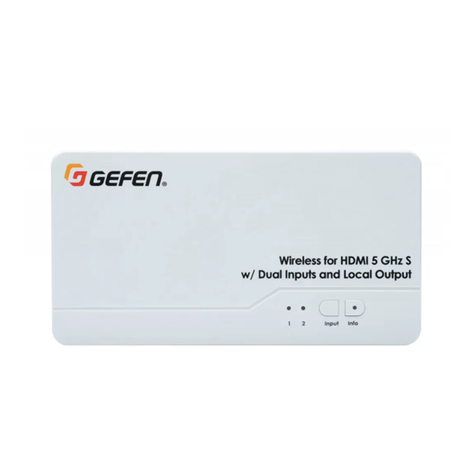 Gefen EXT-WHD-1080P-LR-TX User manual Gefen EXT-WHD-1080P-LR-TX User manual