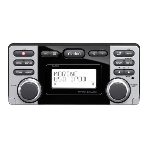Clarion CMD8 Repair manual