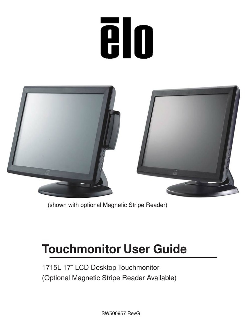 Elo TouchSystems 1715L User manual