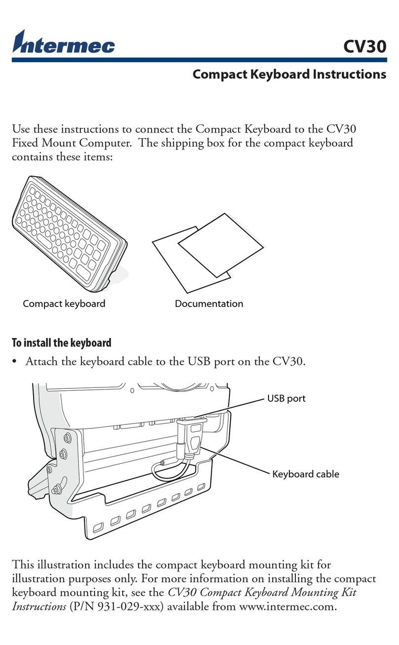 Intermec CV30 Instructions for use