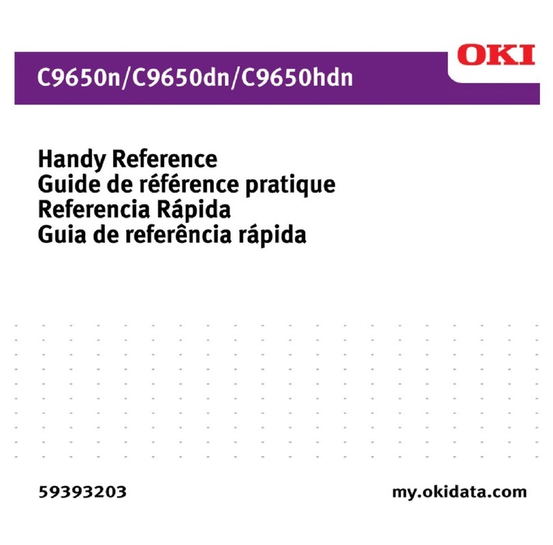 Oki C9650n Service manual