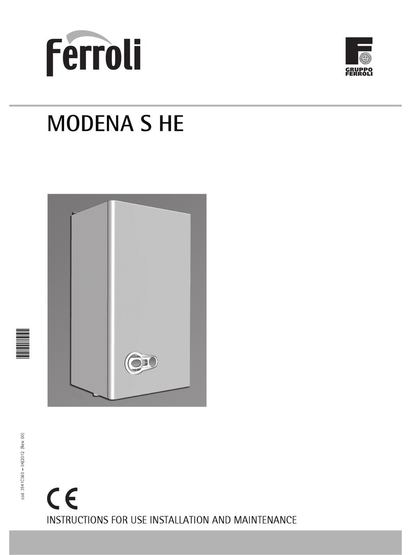 Ferroli MODENA S HE Troubleshooting guide