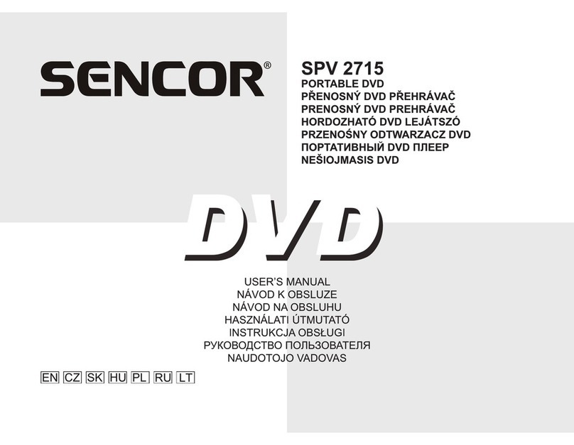 Sensor SPV 2715 user manual