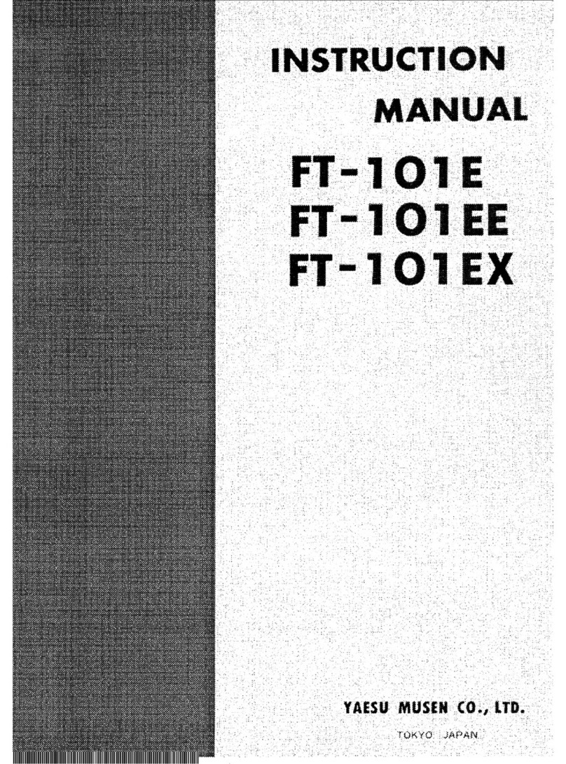 Yaesu FT-101EE User manual