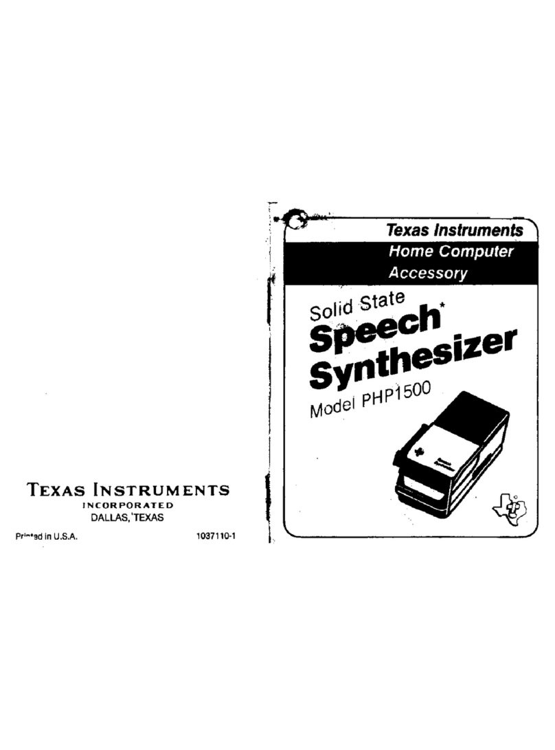 Texas Instruments PHP1500 instructions Texas Instruments PHP1500 instructions