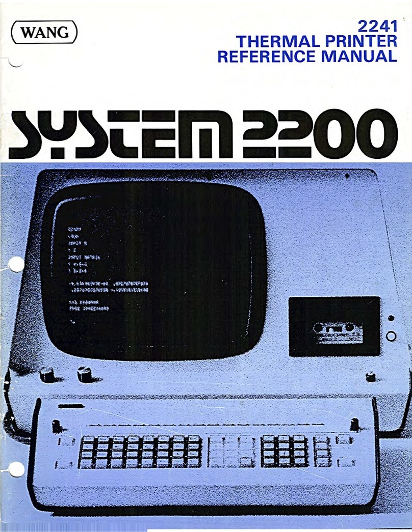 Wang 2241 User manual