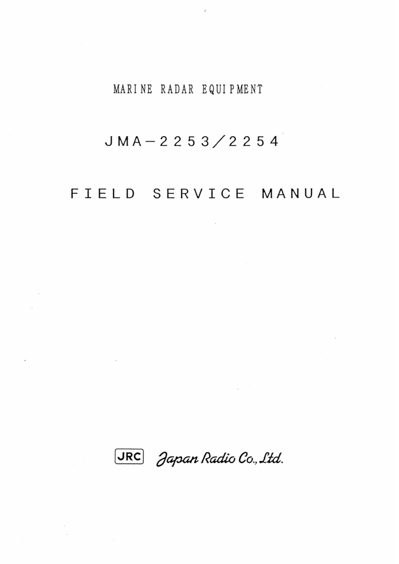 JRC JMA-2253 Quick start guide