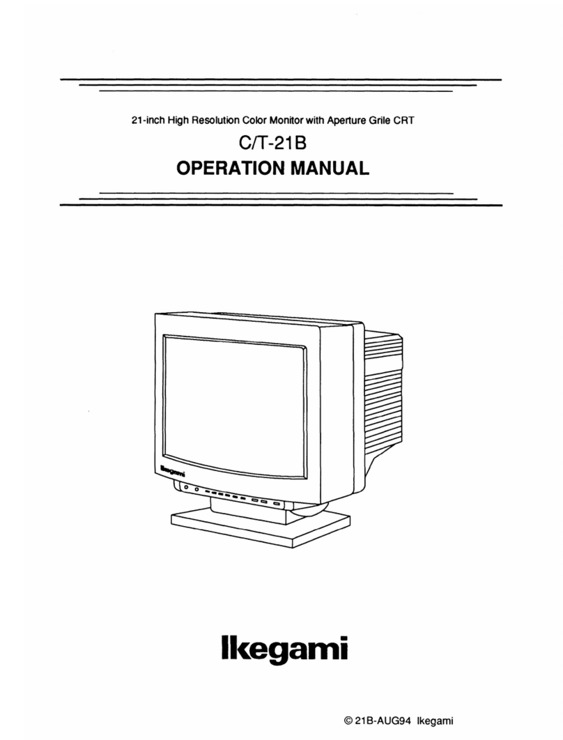 Ikegami T-21B User manual