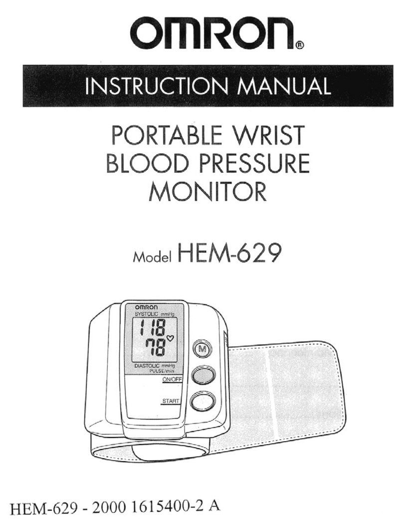 Omron HEM-629 User manual Omron HEM-629 User manual