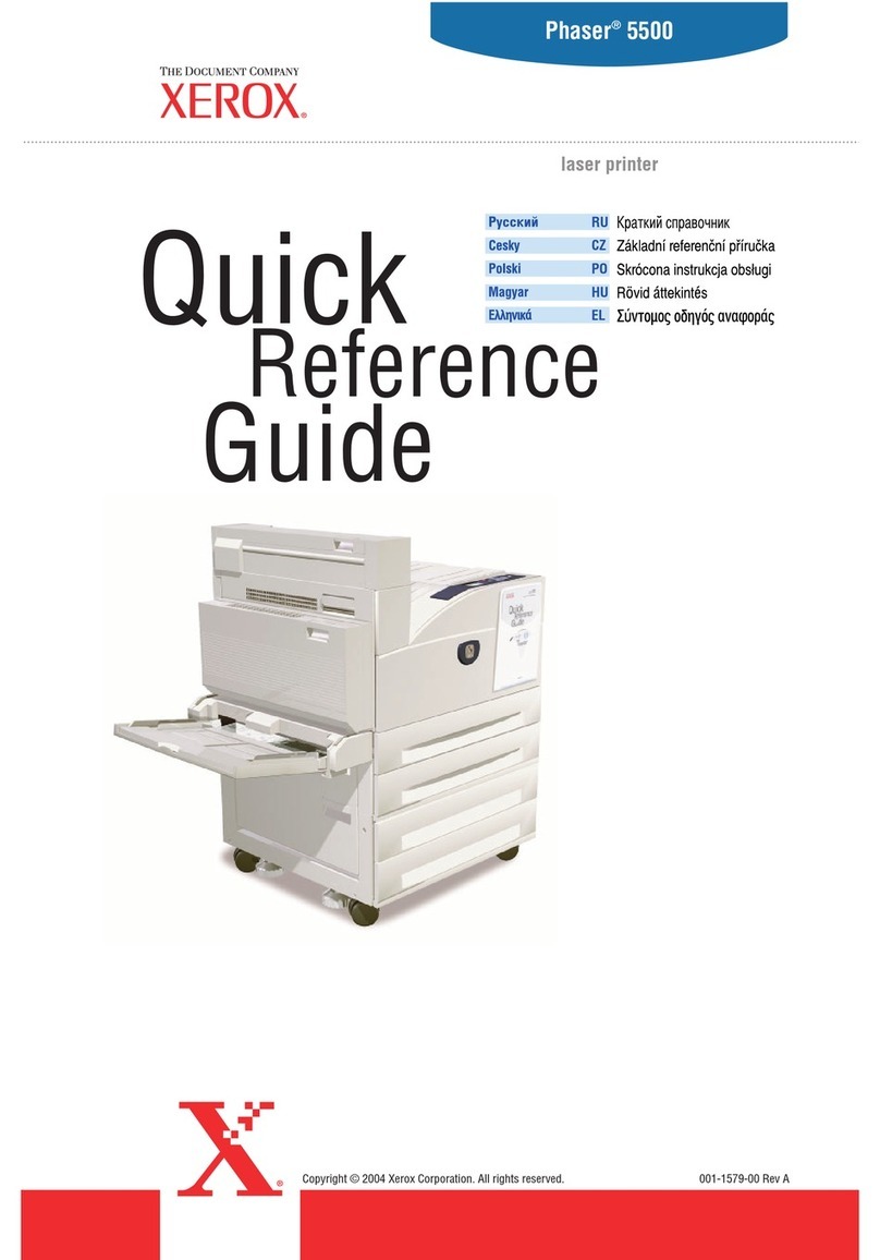 Xerox Phaser 5500 series User manual
