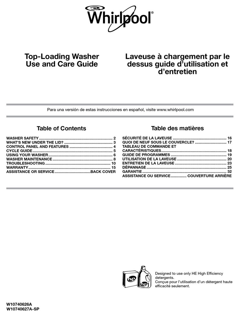 Whirlpool WTW4715EW Use and care guide