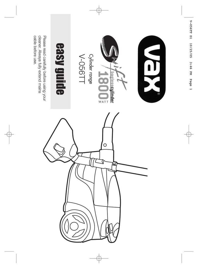 Vax Swift V-056TT Product information sheet Vax Swift V-056TT Product information sheet