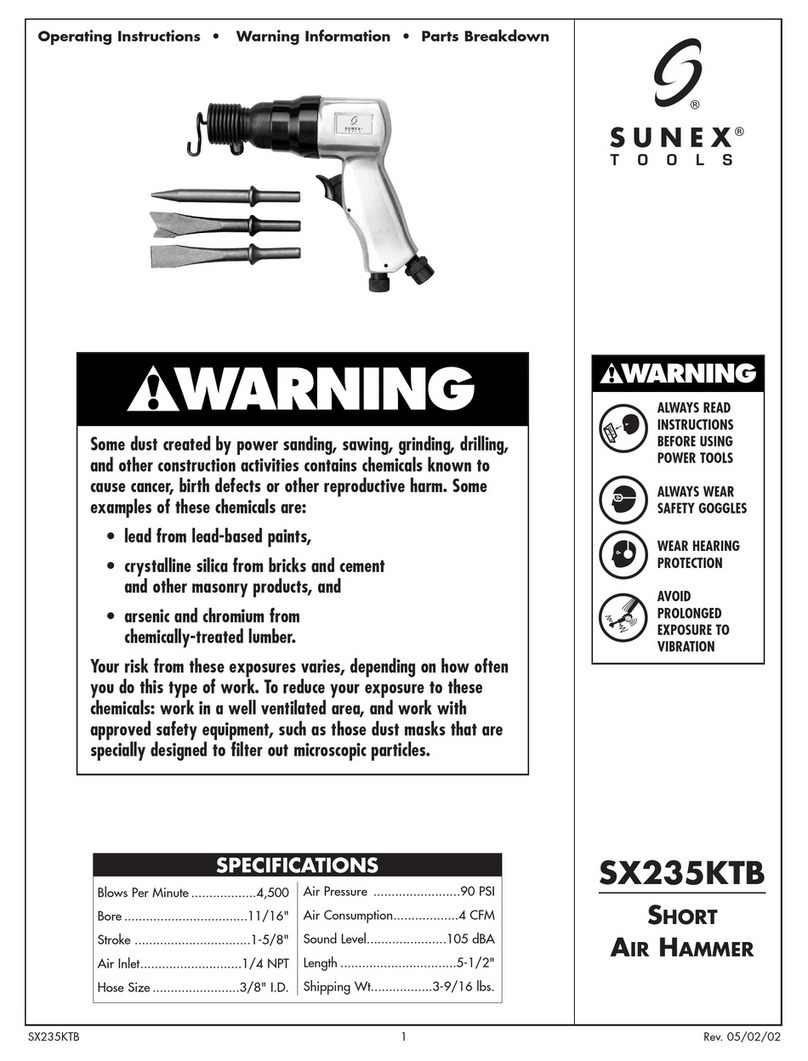 Sunex Tools SX235KTB operating instructions