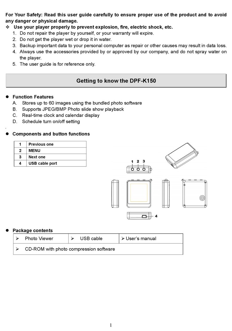Genius DPF-K150 User manual Genius DPF-K150 User manual