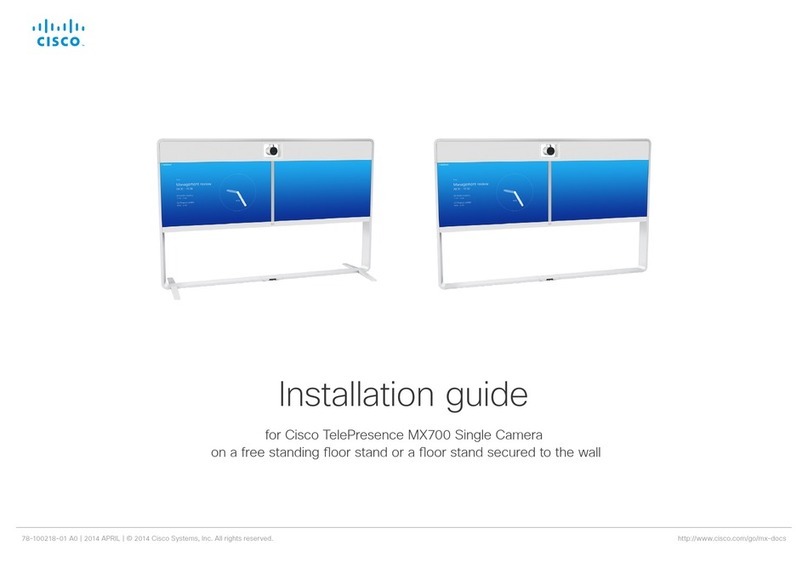 Cisco TelePresence MX700 installation guide