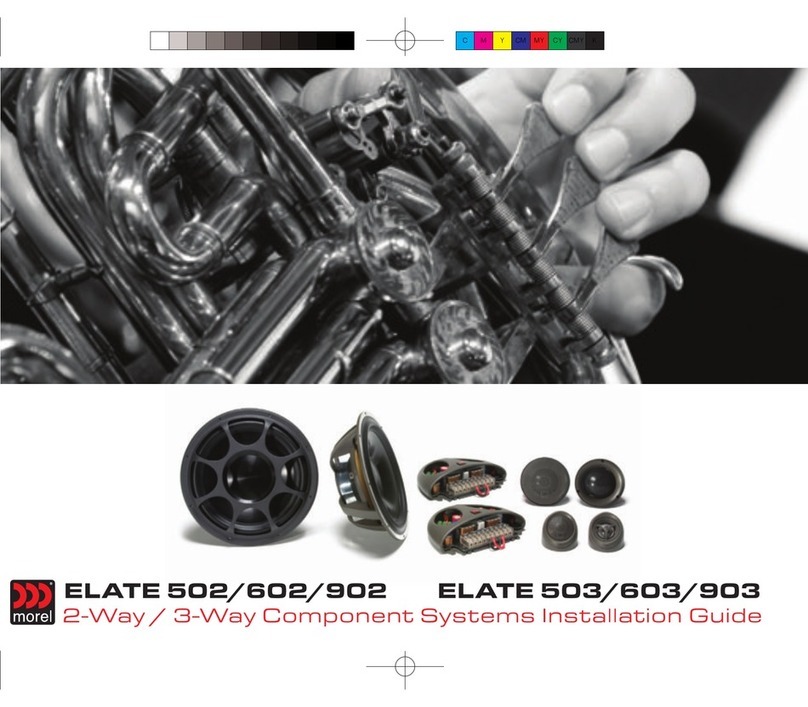 Morel Elate 502 installation guide