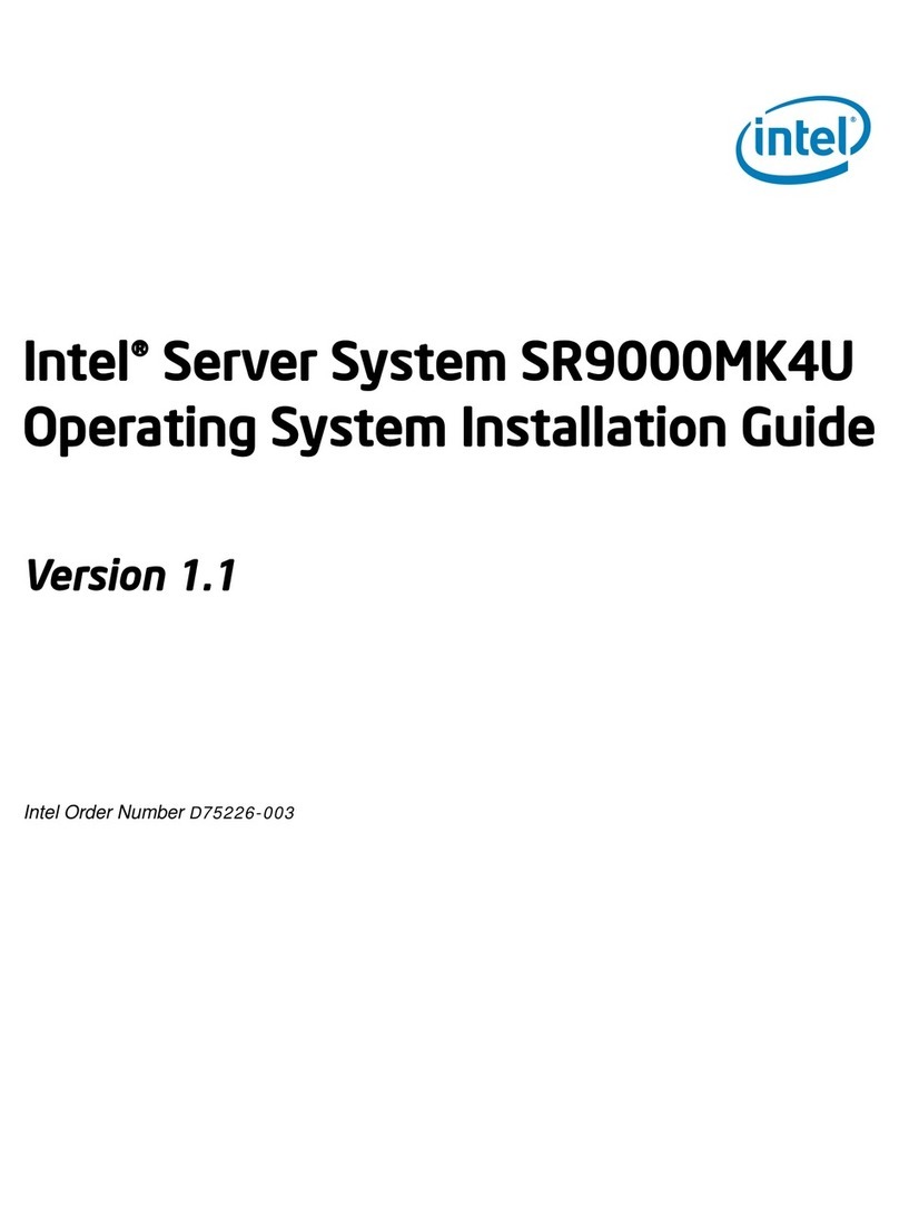 Intel SR9000MK4U - Server System - 0 MB RAM Operating system installation guide
